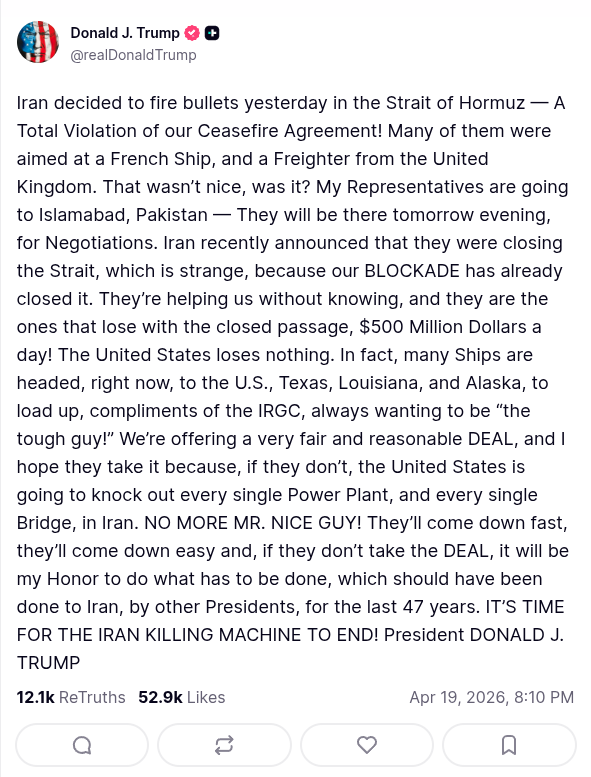 Geopolitical social media signal